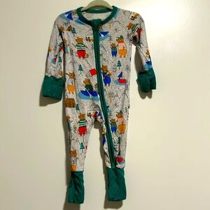 Little Sleepies Papa Bear Zippy 0-3m